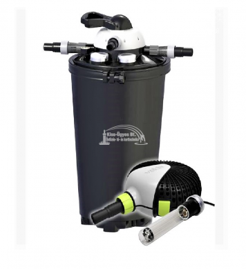 Velda Clear Control 75 Set, nyomásszűrő szett, 36W beépített UV-C készülék, Green Line 12500 szivattyú