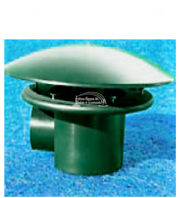 Leeresztő idom tó, vagy medence aljára, 110 mm-es cső bekötésére