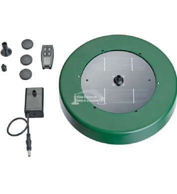 Pontec PondoSolar Island 250 Control távirányítós, napelemes úszó szökőkút leddel, 4 fúvókával (2 év garancia)