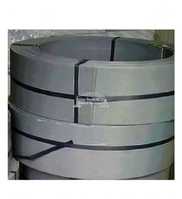 Tó és ágyásszegély, műanyag, szürke, síma, hajlékony, 5mm x 19cm x 25fm, tekercsben